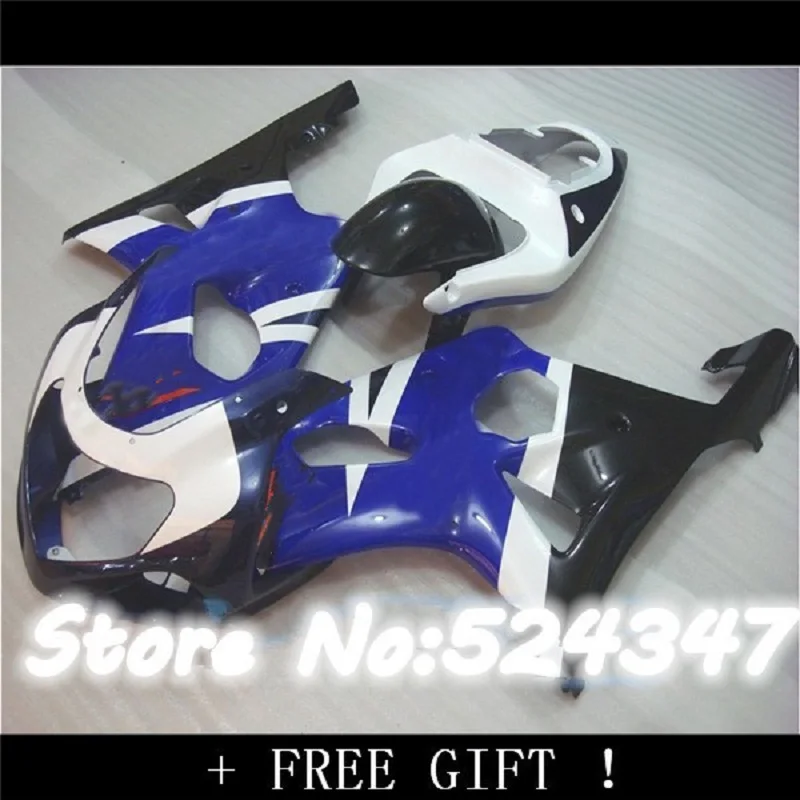 Номинальный комплект обтекателей для GSXR1000 00 01 02 GSXR 1000 GSX R1000 K2 2000 2001 2002 синий белый