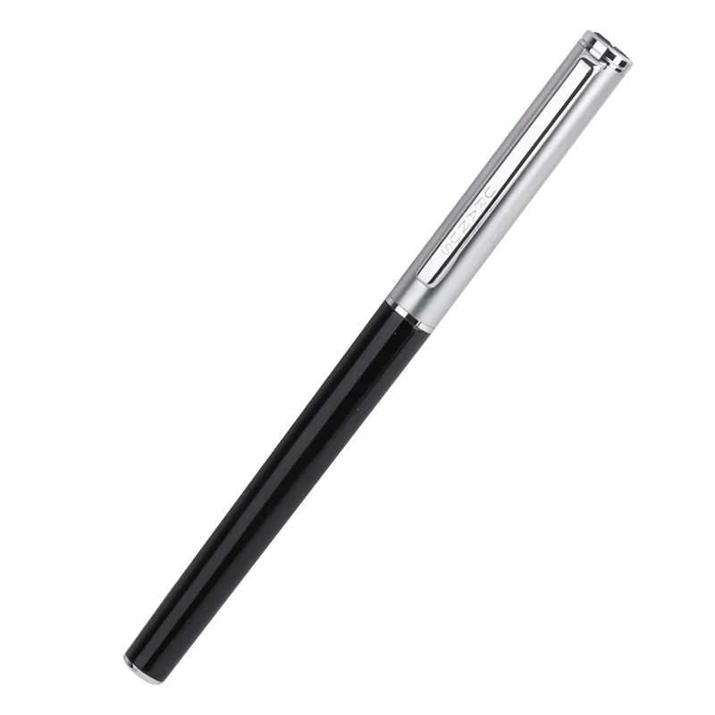Металлическая авторучка Duke Silver Black Fine Nib 0 5 мм с оригинальной подарочной коробкой