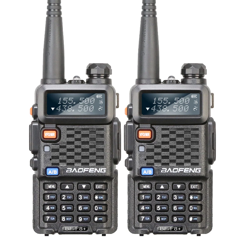 

2 шт. оригинальная портативная рация BAOFENG BF-F8 + двухдиапазонный FM-приемопередатчик с бесплатными наушниками
