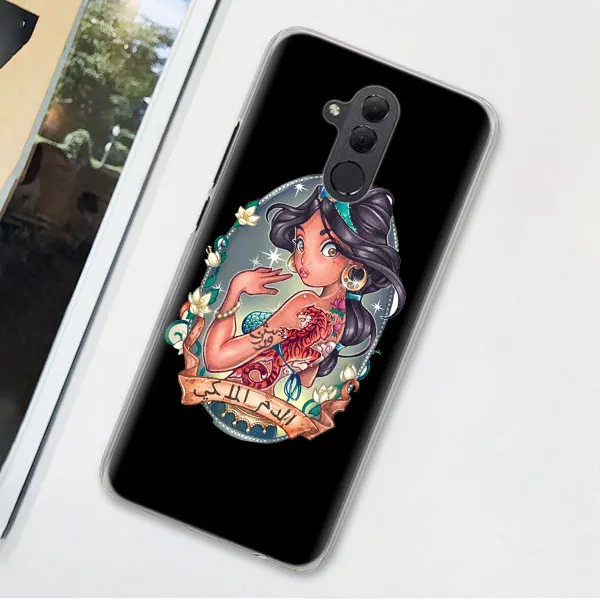 07 Татуировки Alice принцесса-Русалочка Ариэль чехол для телефона для huawei Коврики 20 Pro 10 20 Lite P Смарт плюс P30 Pro P30 P20 Lite чехол Co - Цвет: 07