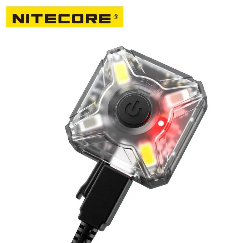 Легкий USB налобный фонарь NITECORE NU05 многофункциональный портативный
