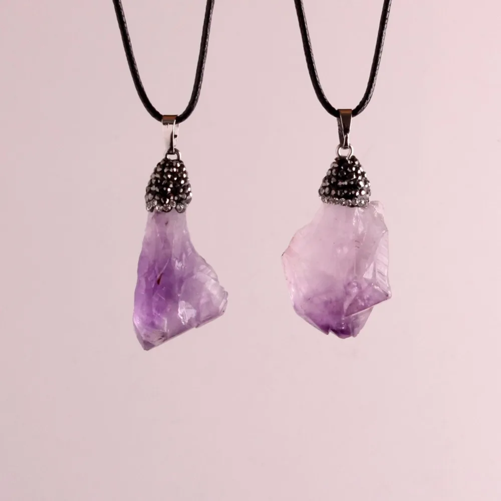 Druzy натуральный аметист кварца цитрин кристалл кулон Бесплатная форма