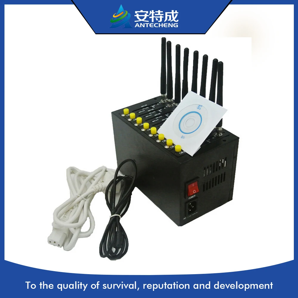 WCDMA устройства смс ATcommand 3 г 8 порт модема бассейн для sms рынке|Модемы| |