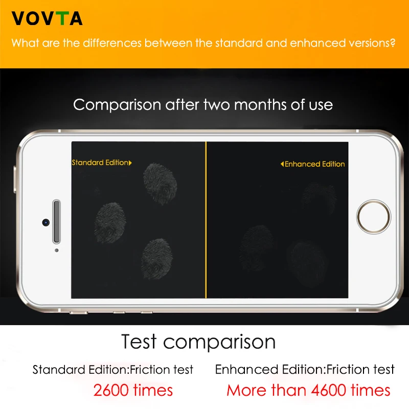 VOVTA 0 26 мм закаленное стекло для iphone 5s 6 6s 7 защитная пленка 9 H Премиум протектор