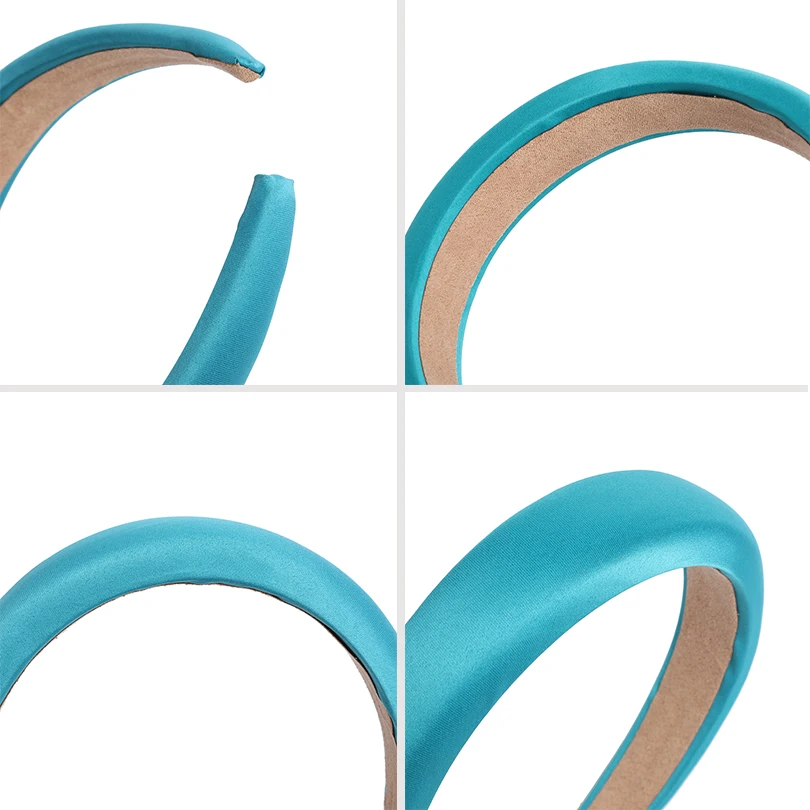 Повязка на голову LEVAO из молочного шелка средней толщины с подкладкой украшение