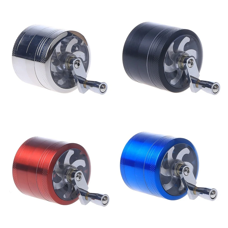 Для дого 4 слоя 50 мм ручка из цинкового сплава цинковый сплав измельчитель табака