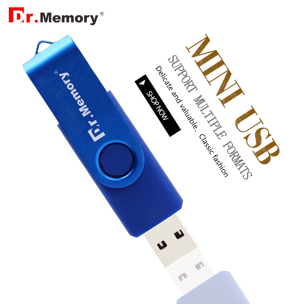 Красочные металлические OTG USB флеш накопитель 64Гб 2in1 Android 32 ГБ для мобильный