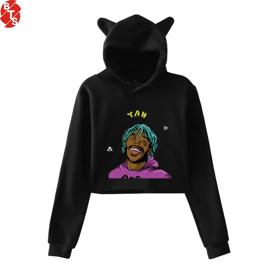 Женская толстовка с капюшоном LIL UZI VERT модная повседневная в стиле хип хоп принтом