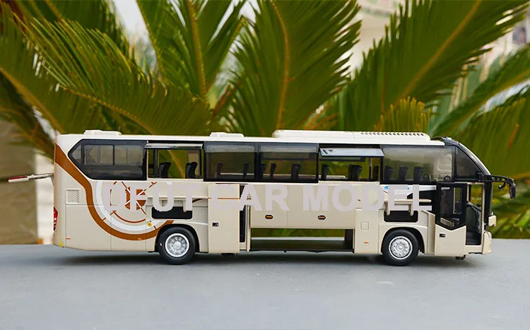 Игрушечный автомобиль из 1:43 сплава ZK6128HQB, модель автобуса, детские игрушечные машинки, оригинальные авторизованные Аутентичные детские игрушки