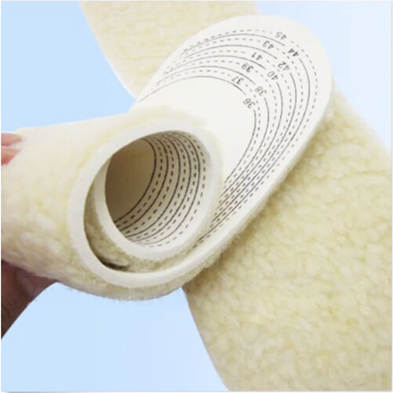 

NANCY TINO Unisex Insoles for Shoes Insert Pad Adult/Child Breathable Soft Comfortable Thermal Winter Blended Wool Warm Insole