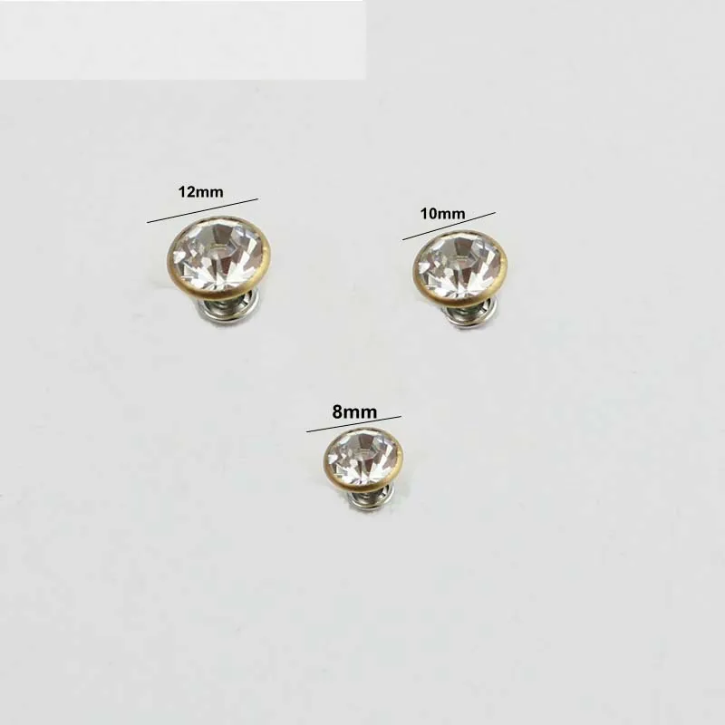 100 шт Твердые заклепки застежки золото Высокое качество кожа ремесла сумки обувь