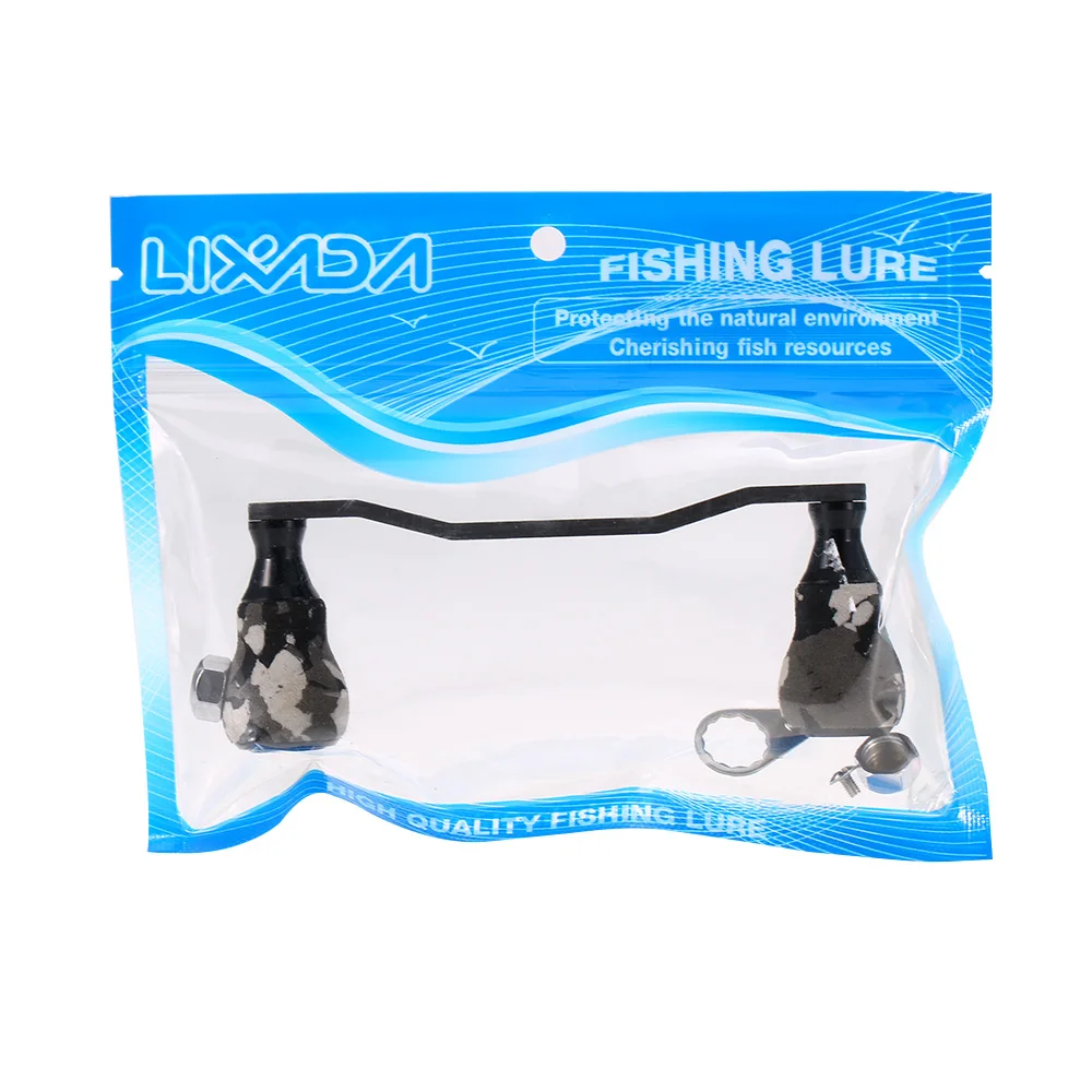 

Lixada Left Right Fishing Reel Crank Accessory DIY Carbon Fiber Baitcasting Fishing Reel Handle Trolling Reel Rocker