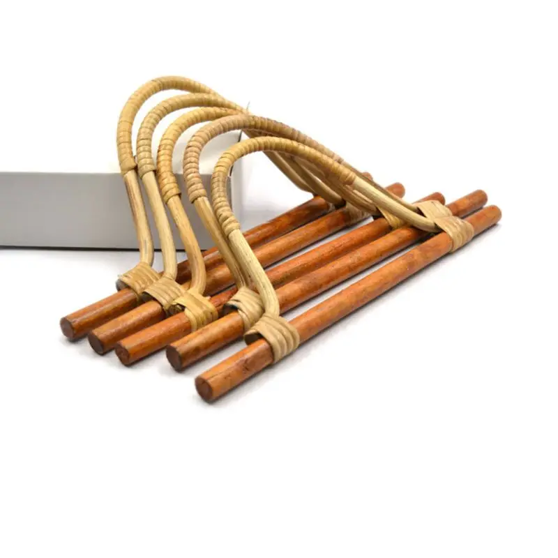 Новинка 1 шт. бамбуковая сумка из ротанга вешалка с ручкой DIY ручная Сменные