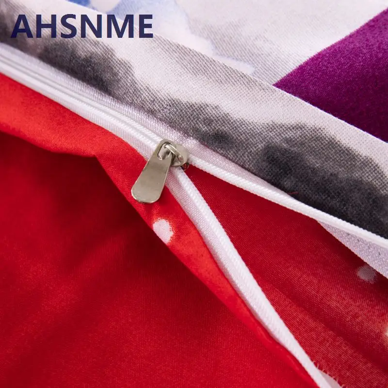 AHSNME 3 шт Новый год Noel Комплект постельного белья Санта Клаус фестивали детский