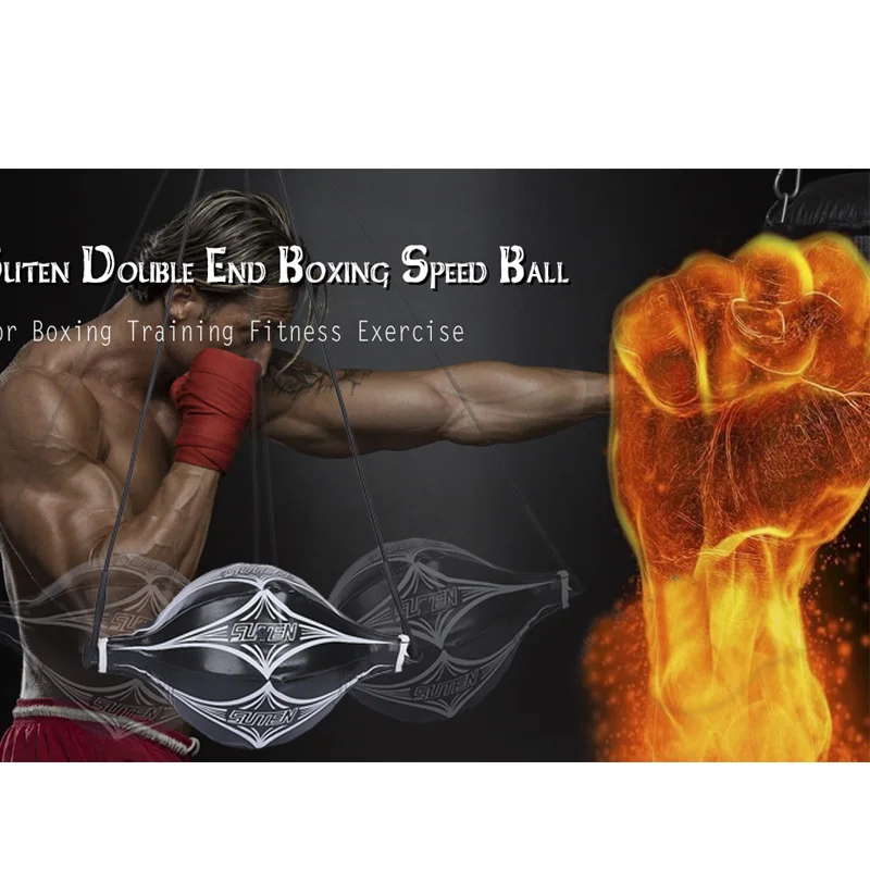 Высокое качество скоростной мяч для бокса красный боевой боксерский Пробивной