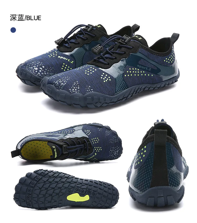 Обувь для плавания с перекрестной каймой и пятью пальцами; нескользящие дышащие туфли для альпинизма; пляжная обувь для взрослых