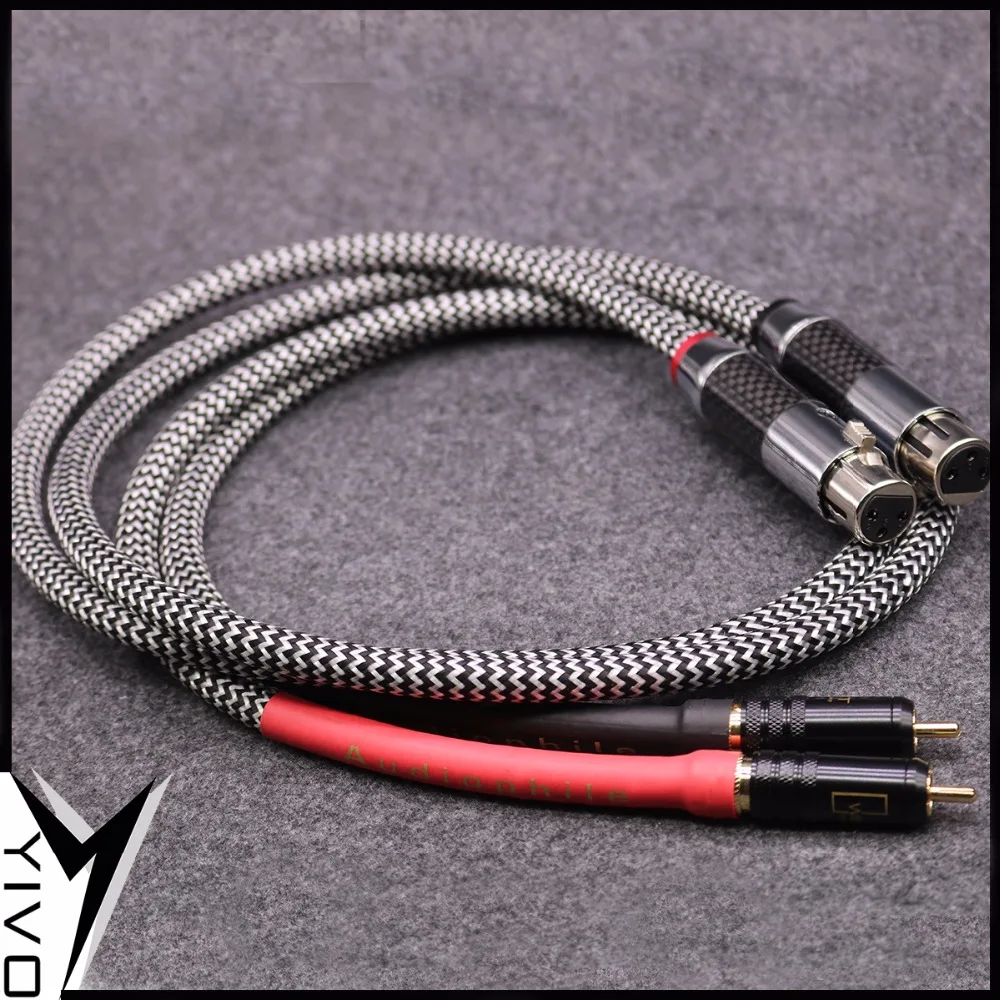 1 пара XSSH audio YIVO DIY Hi end HIFI OFC аудио видео разъем мама папа XLR к папе RCA кабель провод
