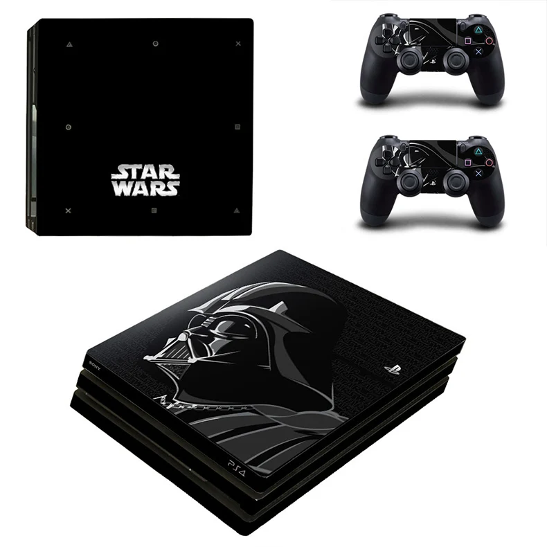 YSP4P-0243 Звездные войны PS4 Pro Кожа Наклейка Vinilo Skins Play station 4 Pro Pegatinas для sony Playstation 4 Pro консоль и два контроллера - Цвет: YSP4P-0243