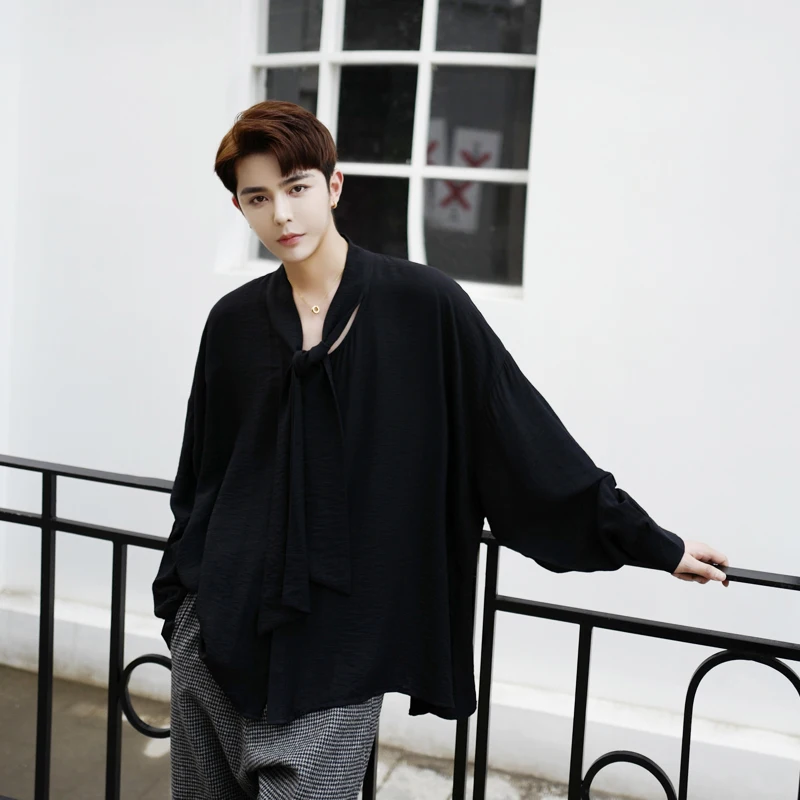 Осень галстук-бабочка свободные французские манжеты Мужская Повседневная