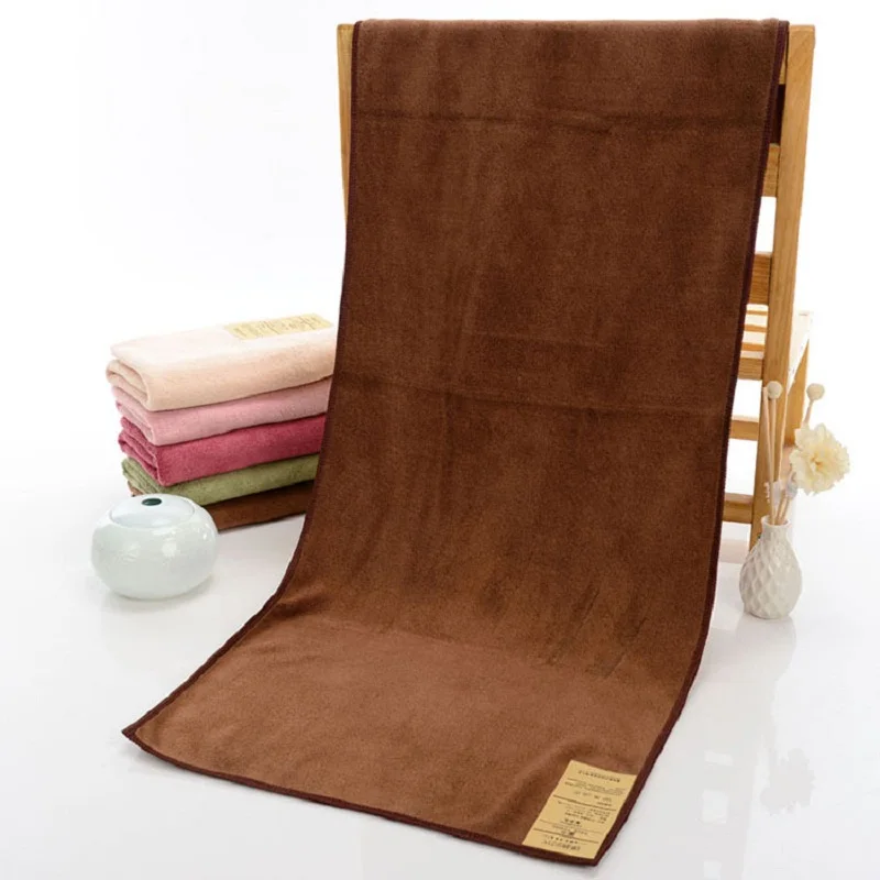 2018 Shower Absorbent Superfine Fiber Soft Bath Towel Microfibre For Beach Sport Gym Luxury Bathroom Towels Adult | Дом и сад