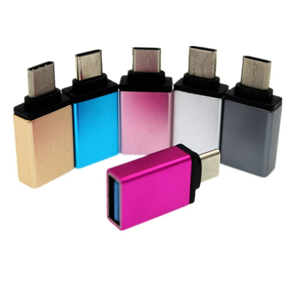 

Цветной Переходник USB 3,1 Type C Female OTG для Macbook /Lenovo ZUK Z1/Pixel C/Nokia N1