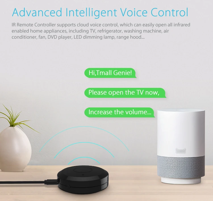 NEO Coolcam WiFi IR пульт дистанционного управления Универсальный умный пульт дистанционного управления для кондиционера ТВ Поддержка Echo Google Home IFTTT