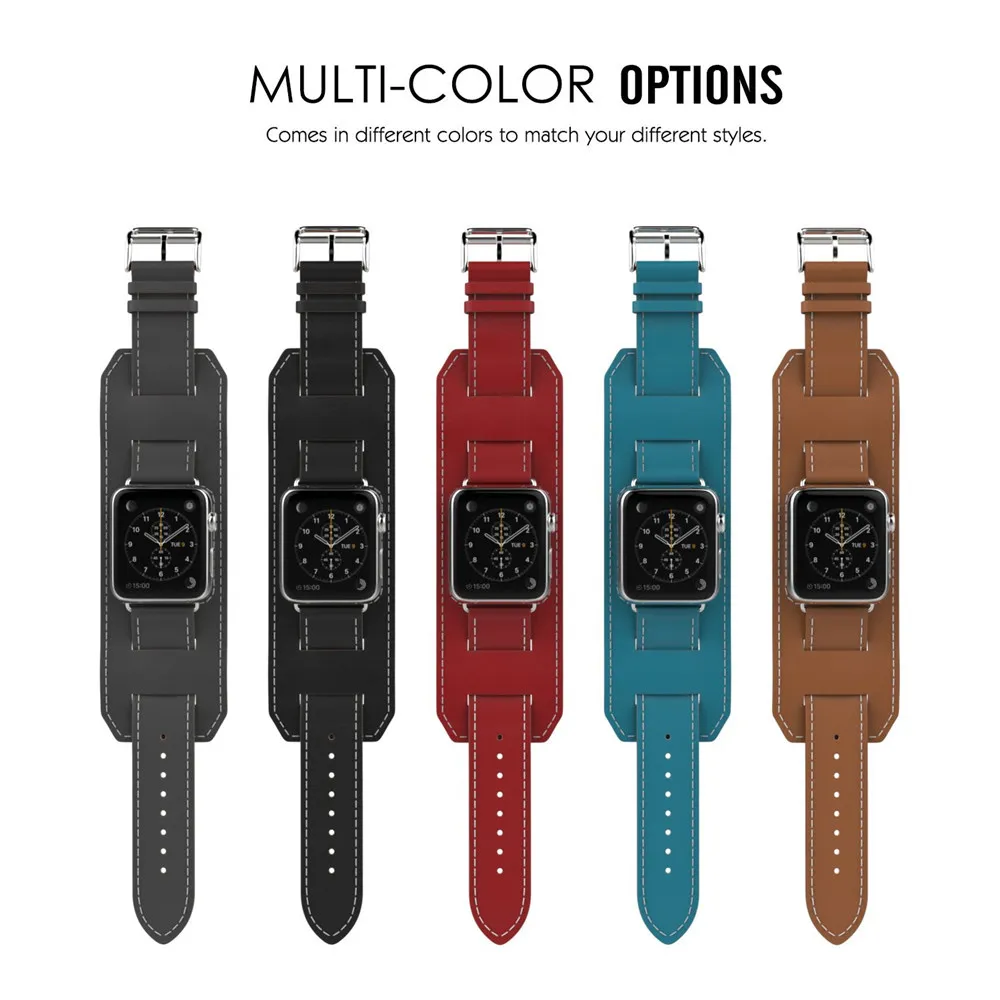 GXV для Apple Watch Series 4/2/1 Смарт-часы из натуральной кожи ремешок iWatch 44 мм 42 40 38 |