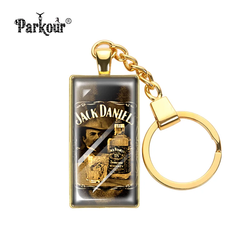Брелок для Виски Jack Daniel's No 7 со стеклянным кабошоном винные брелки Daniel