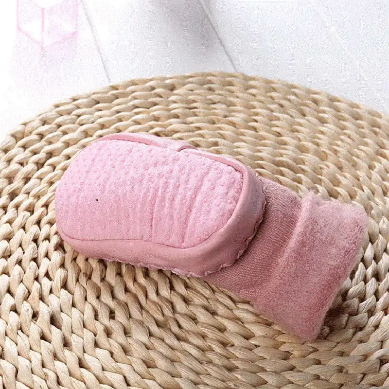 2018 New Floor Socks Baby Children Thickened With Fleece Warm Walking Shoes Skidproof Boys And Girls | Детская одежда и обувь