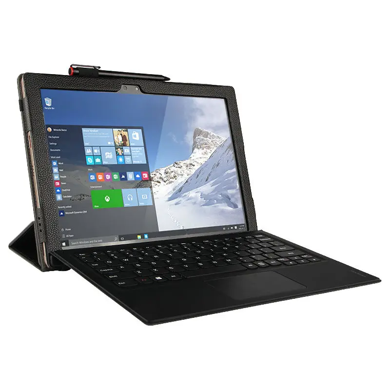 Чехол из воловьей кожи для Lenovo Ideapad Miix 510 натуральный защитный смарт-чехол кожаный
