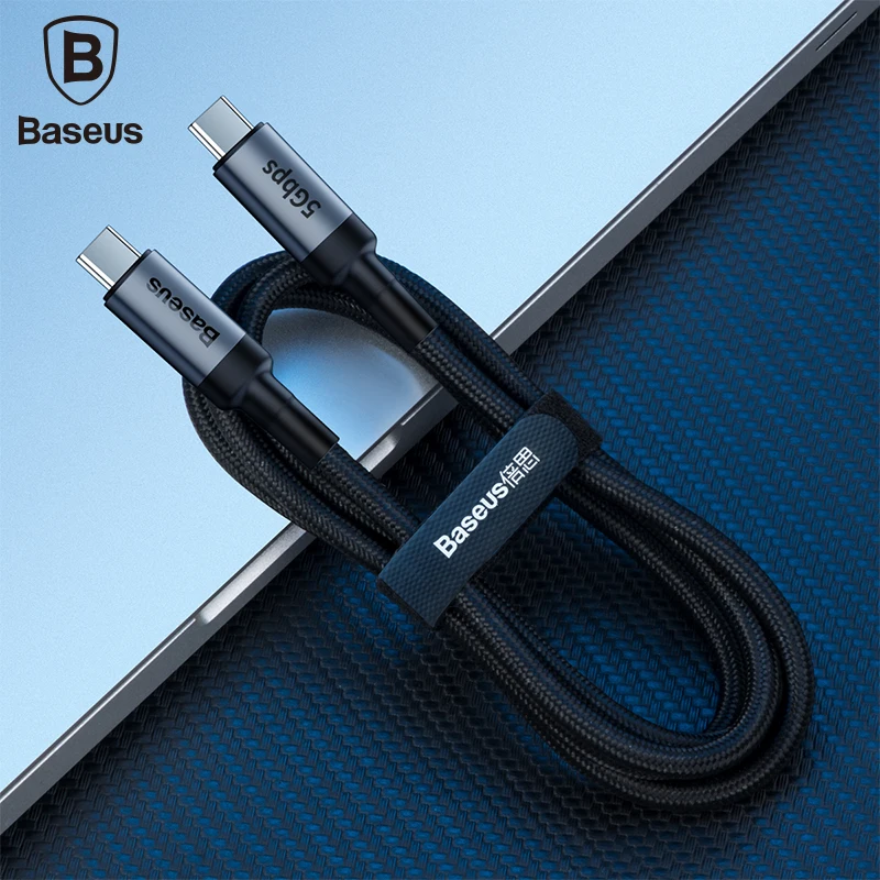Baseus кабель USB C type C to type C PD 3,1 Кабель зарядного устройства для samsung galaxy S9 S8 XIAO mi Xiaomi mi 3A/5A быстрое зарядное устройство Usb C