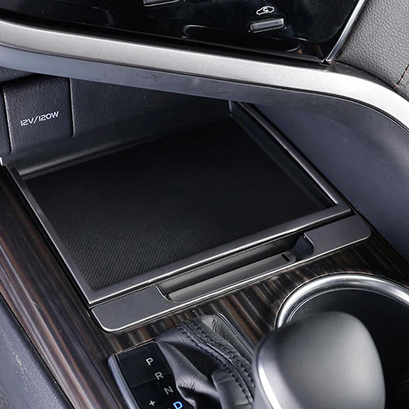 Гелинси коробка для хранения U стиль крышка интерьера Аксессуары Toyota Camry XV70 2018