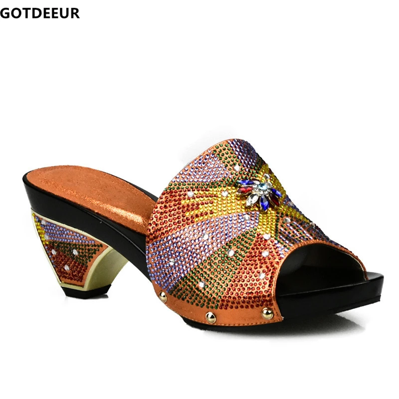 Новое поступление последняя женская свадебная обувь в африканском стиле женские