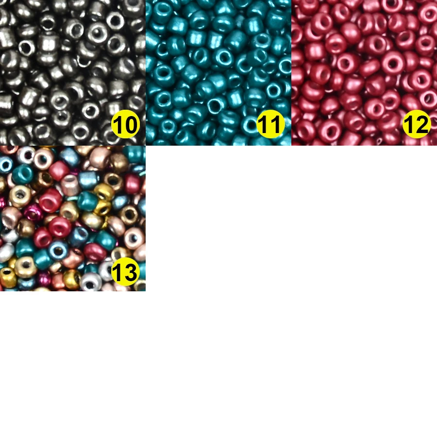 Approx.1000pcs 2MM Matellic Small SeedBeads Czech Glass Beads Charms Kralen Bead Spacers for Jewelry Making DIY Craft Wholesale