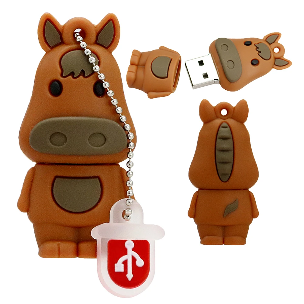 USB флеш накопитель 128 г китайского зодиака животных куриное яйцо кролика Cle Usb Тигр