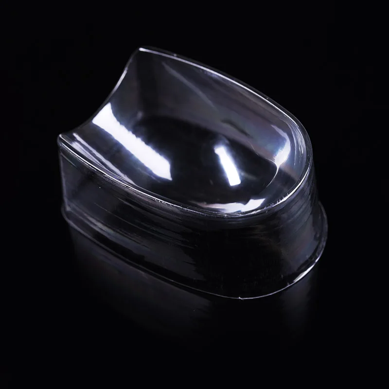 10 шт. одноразовый порошок для ногтей УФ-лотки погружения прозрачный пластиковый