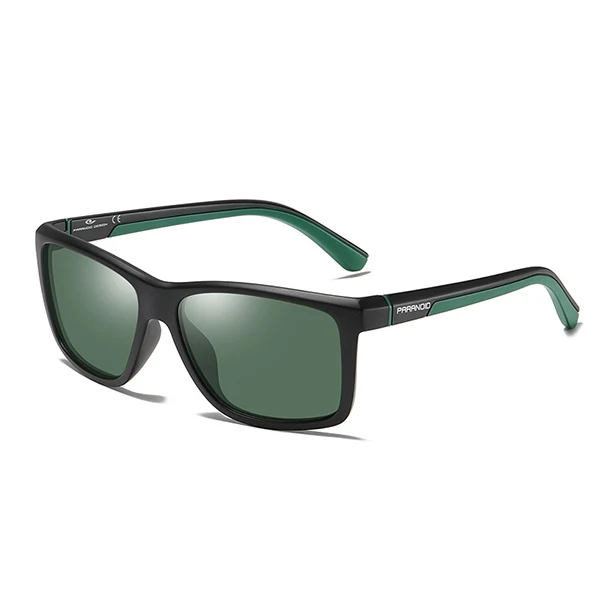 C4 Black Green Frame HGE-H, спортивные стильные мужские поляризованные солнцезащитные очки, ультралегкие очки, квадратная оправа, солнцезащитные очки для мужчин, для путешествий, UV400, очки, оттенки KD25 - Цвет линз: C4 Black Green Frame
