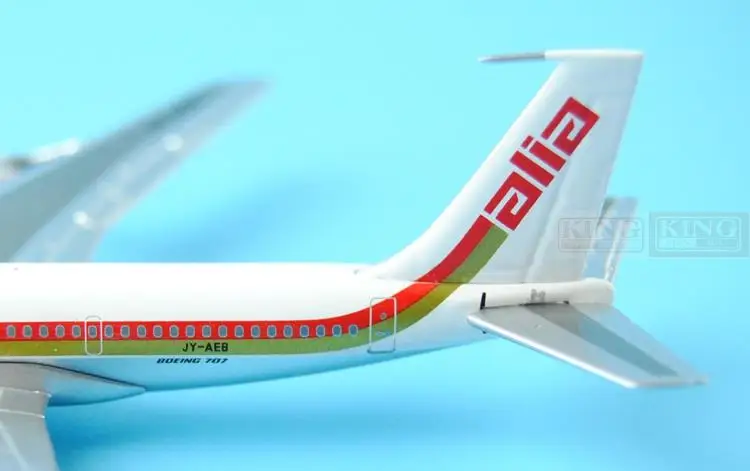 Aeroclassics Jordan Royal Air JY AEB 1:400 B707 коммерческая модель реактивного самолета хобби|plane