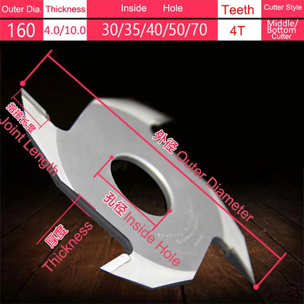 LEABON 160*4,0*30 4T зубья деревообрабатывающее оборудование Режущий инструмент для пальцевого соединения/Деревообрабатывающий инструмент