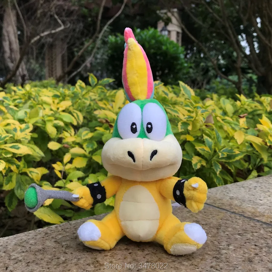 Плюшевая игрушка Super Bros Lemmy Koopa 5 дюйма Bowser Koopalings сын ребенок Мягкое Животное милая