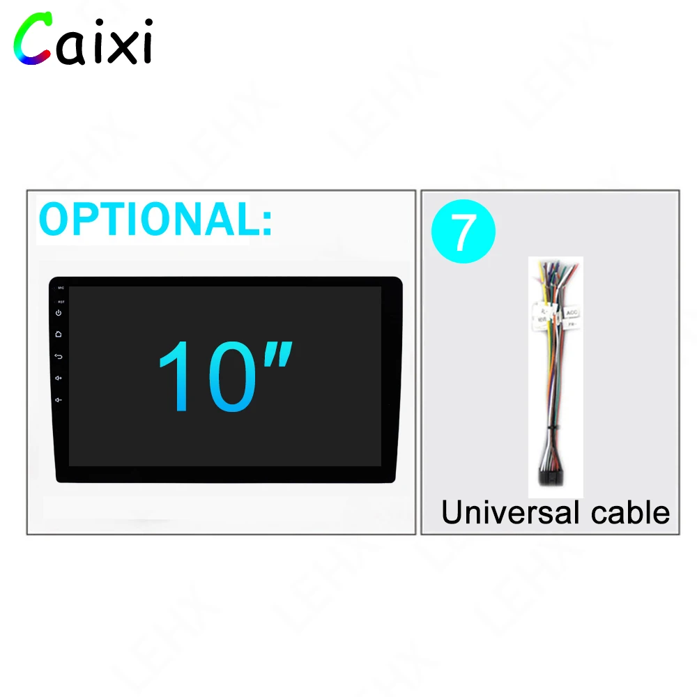 Cx-10-1 9/10 дюймов Android 8,1 2 Din Автомобильный радио мультимедиа Playe Универсальный Авто Стерео Gps навигация Bluetooth видео плеер задняя камера - Цвет: Cx-10-1