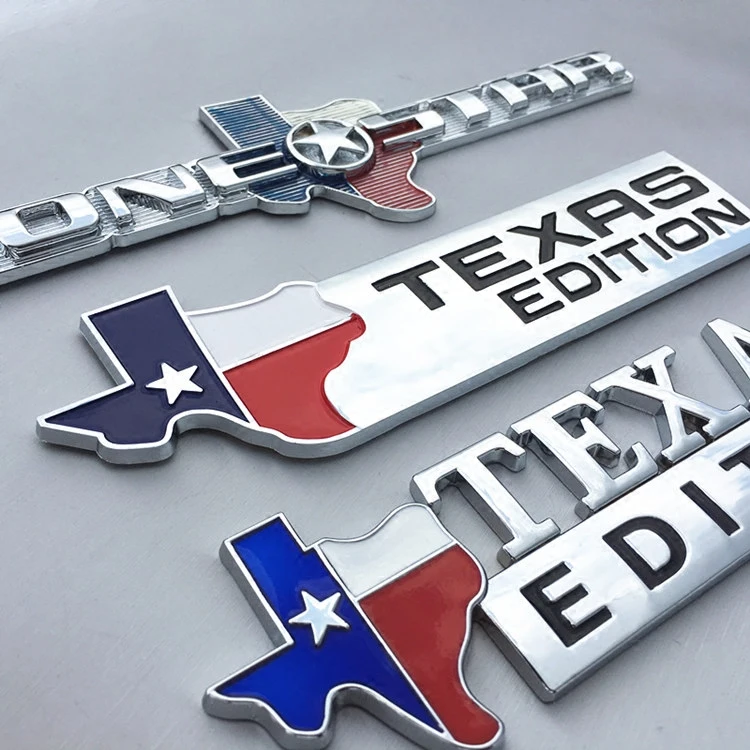 

1 PCS 3D Metal MASON TEXAS EDITION Emblem Badge for Universal Cars Motorcycle Decorative Accessories Lone Star Car Styling