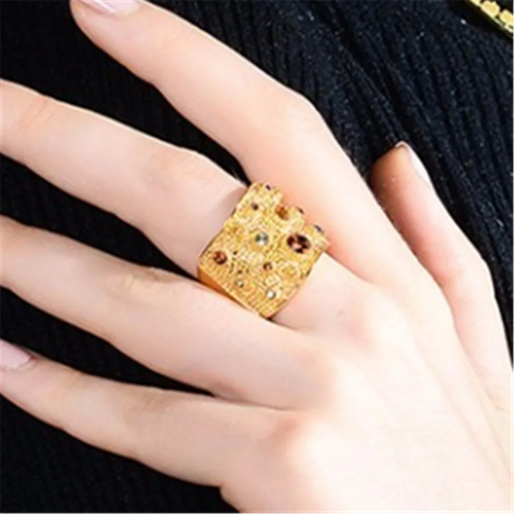 MOONROCY Кубический Цирконий Кристалл CZ кольца женское ювелирное изделие для