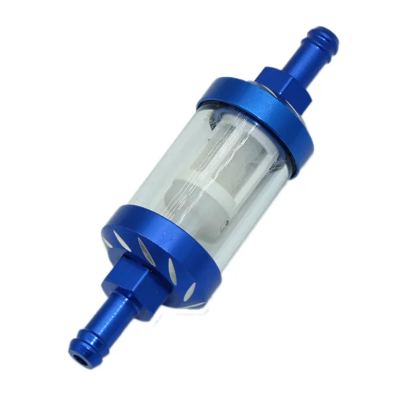 

Топливный фильтр для мотоциклов, 6 цветов, бензиновый фильтр, топливный фильтр, масляные фильтры, 5/16 прозрачные шланги, внутреннее отверстие