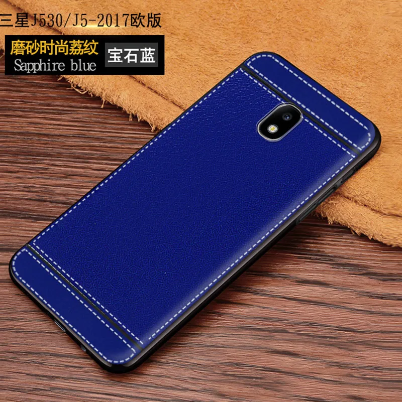 Мягкий силиконовый чехол из ТПУ с кожаным рисунком для Samsung Galaxy J7 J3 J5 J 7 2017 J730 730