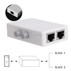 Миниатюрный двухпортовый сетевой коммутатор AB 2 в 11 дюйм 2 RJ45 сетьEthernet Прямая поставка