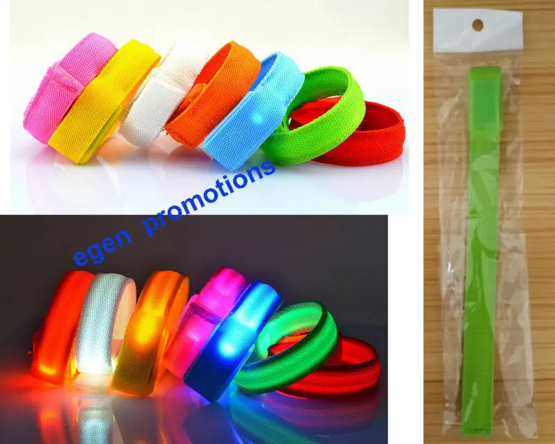 Разноцветные светодиодные лампы бриллианты наручный светящийся браслет ночные