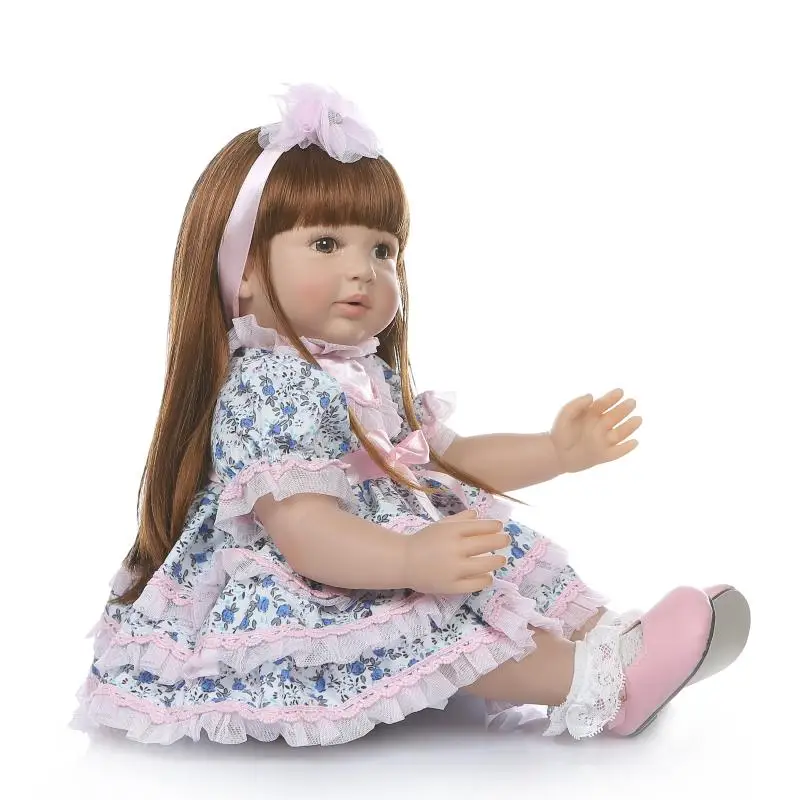 Силиконовые куклы Reborn Girl 24 &quot60 см для девочек очень милые реалистичные детские