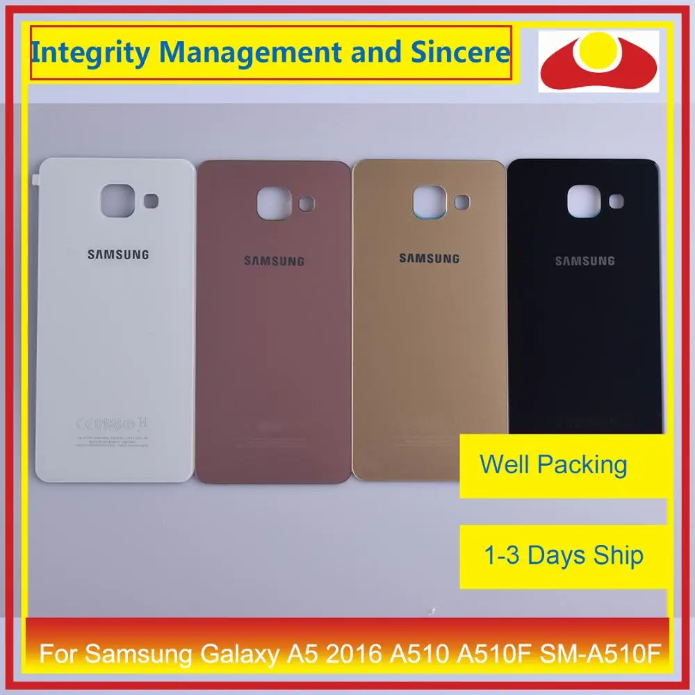 Оригинальный чехол для Samsung Galaxy A5 2016 A510 A510F корпус с аккумулятором задняя крышка