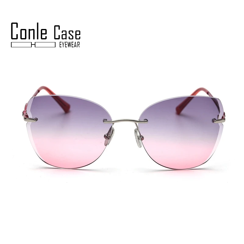 Женские солнцезащитные очки в стиле ретро Conle Case градиентные 2019 | Аксессуары для